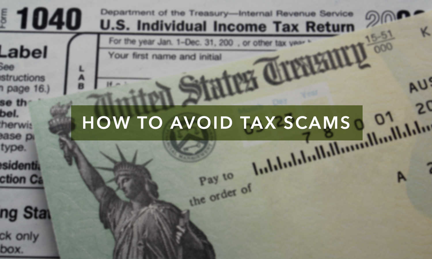 how to avoid tax scams