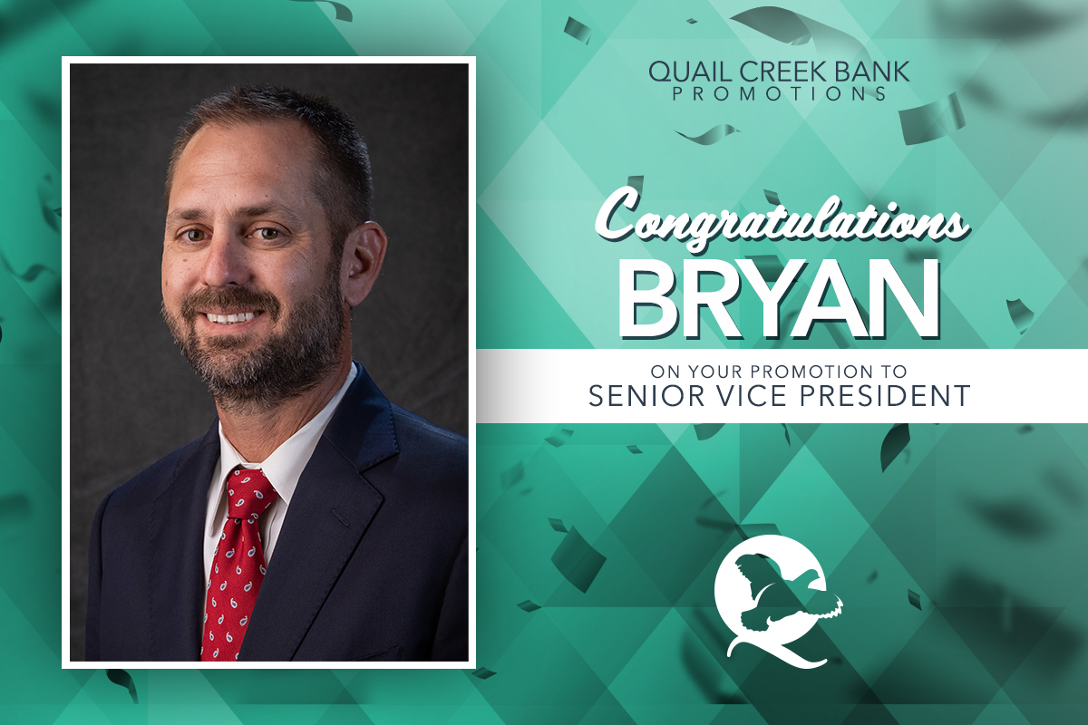 Bryan P. promoted to Senior Vice President