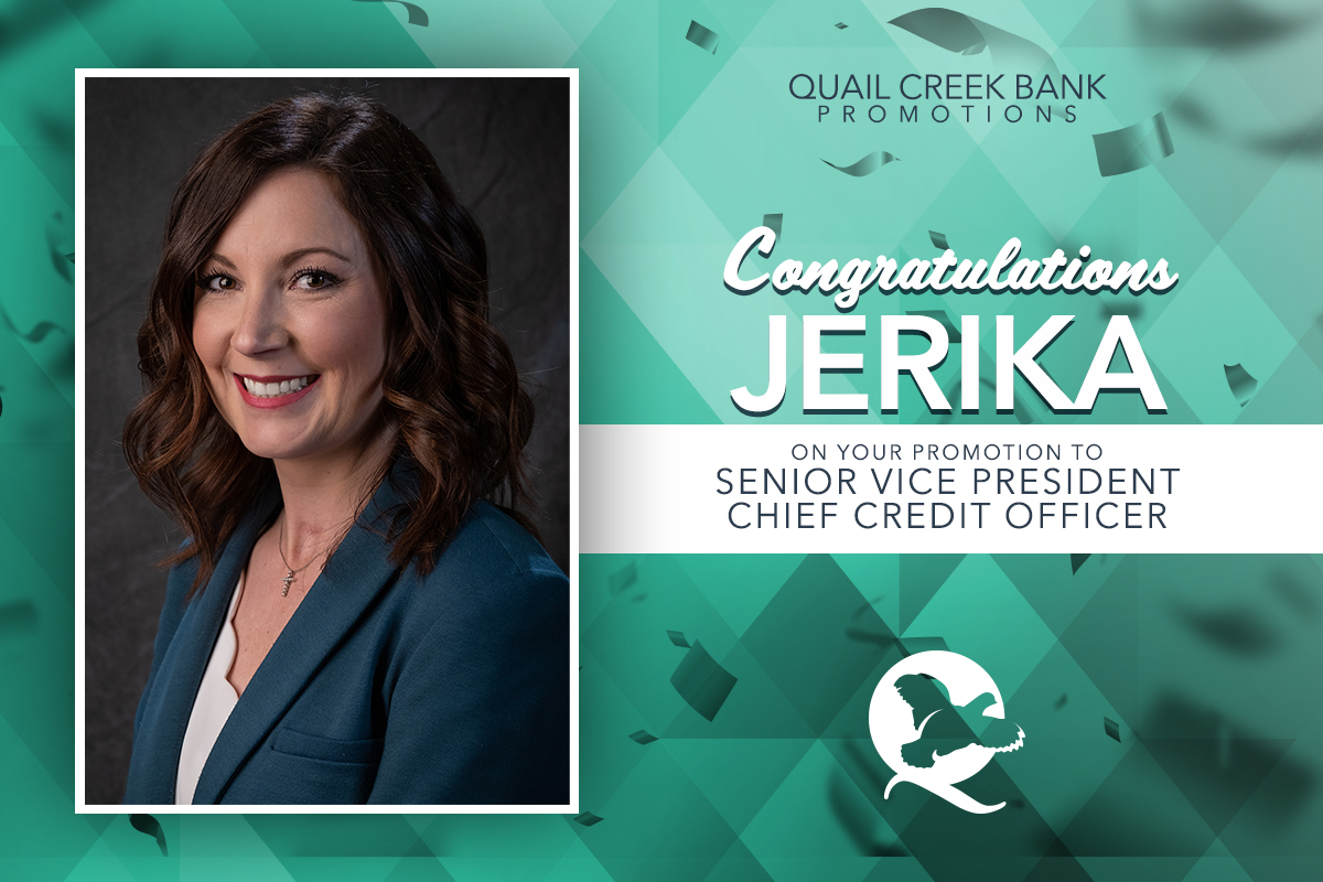 Jerika recognized for her promotion to Senior Vice President