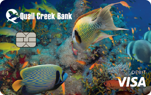 New 2023 Quail Creek Bank debit card designs