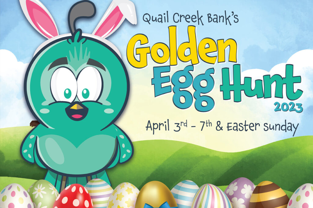 2023 Golden Egg Hunt! Quail Creek Bank