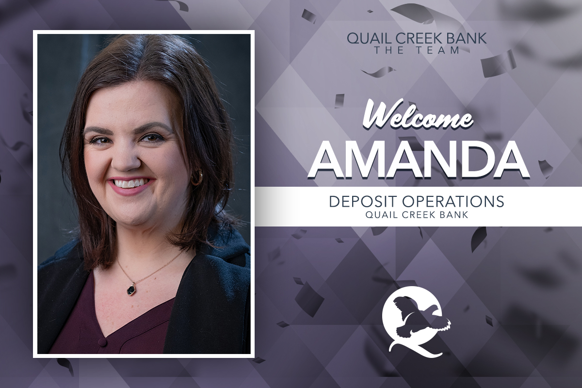 Welcome, Amanda!