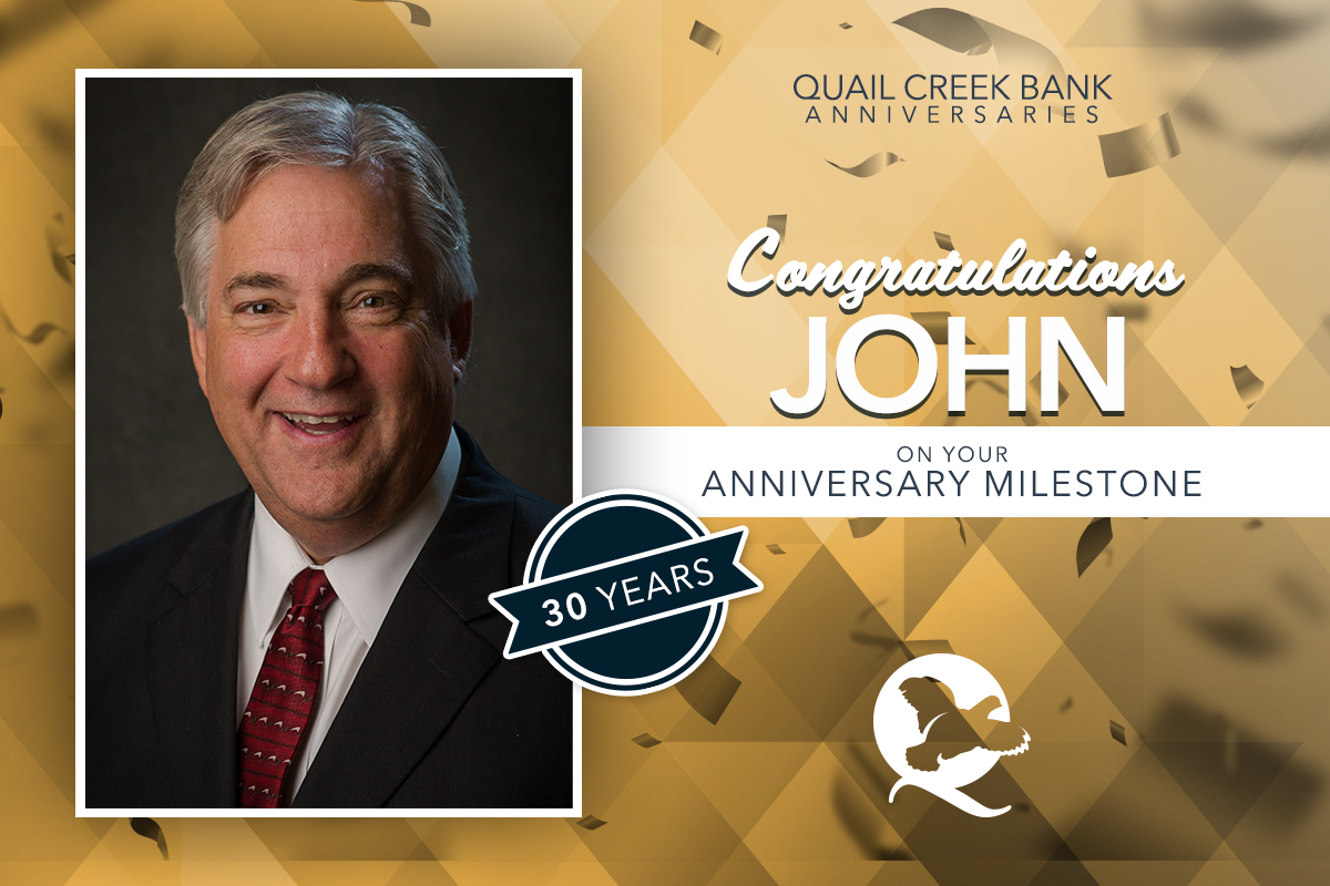 Congrats, John 20th anniversary