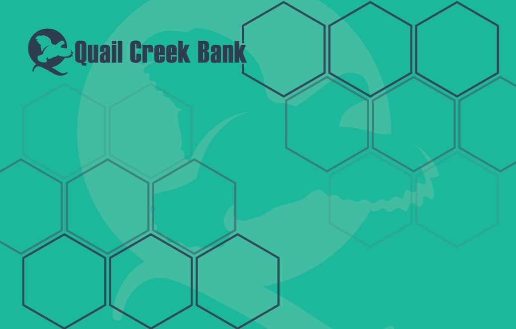 2024 Debit Card Design - Teal hexagons