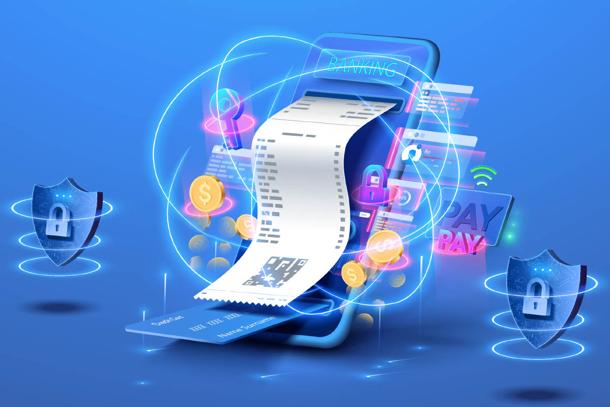 Electronic payments graphic