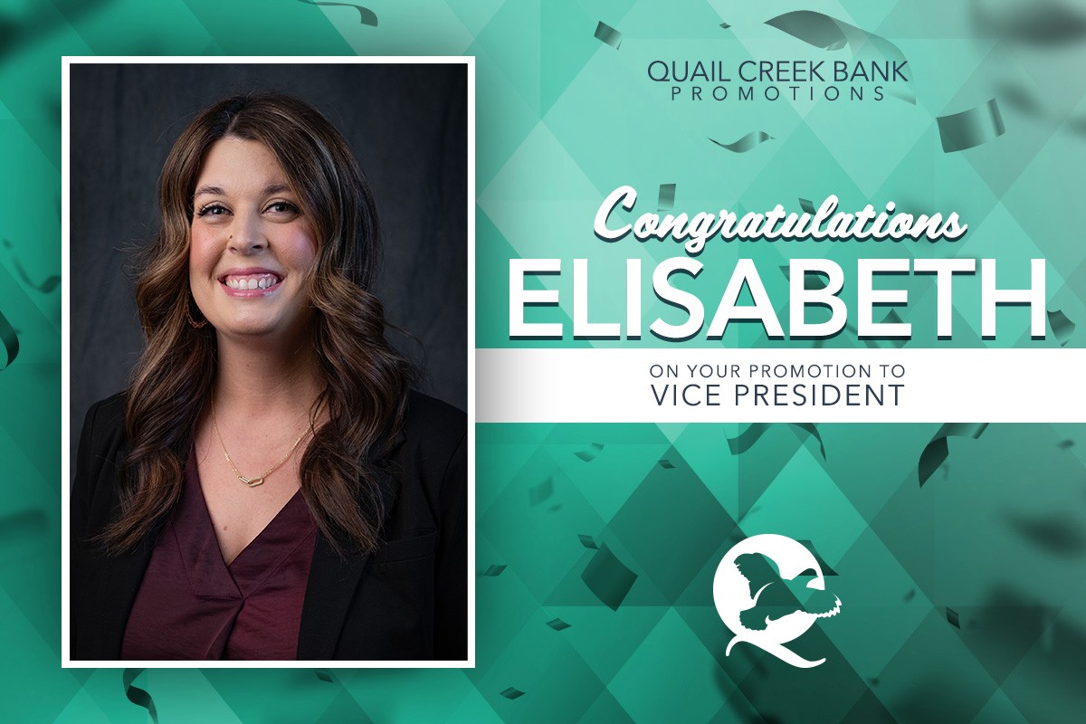 Congratulations, Elisabeth! Promoted to VP
