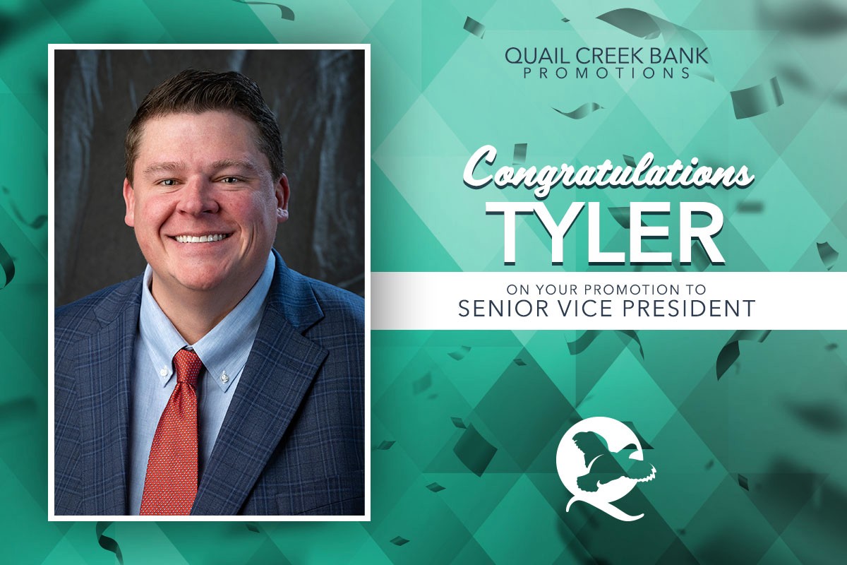 Congratulations, Tyler! Promoted to SVP