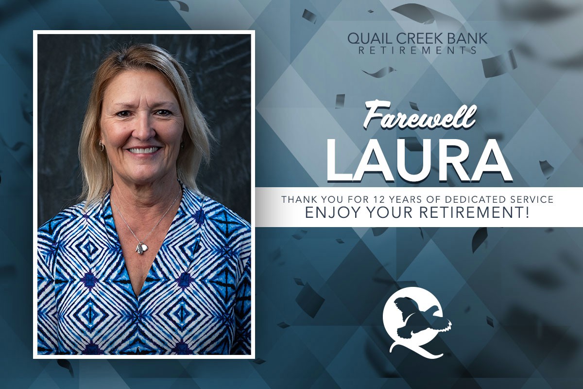 Farewell, Laura! Enjoy your retirement!