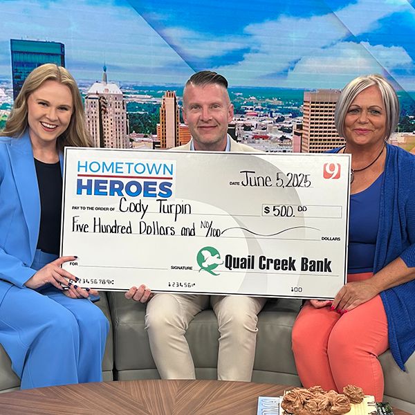 June 2025 Hometown Hero recipient, Cody Turpin