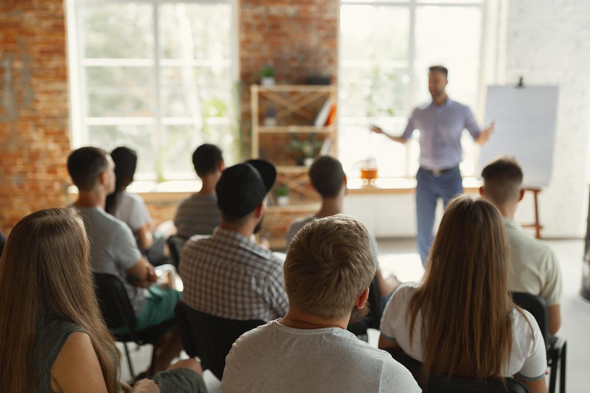 Teaching a group of adults