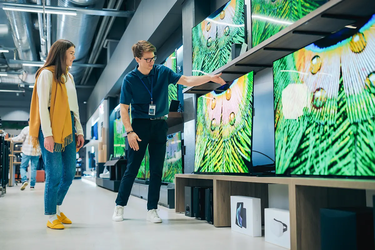 Large TV shopping