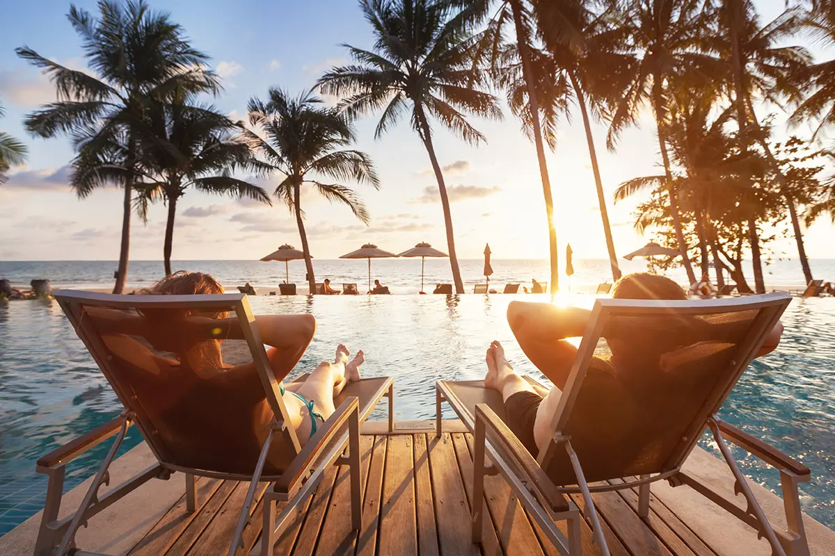 coastal vacation view