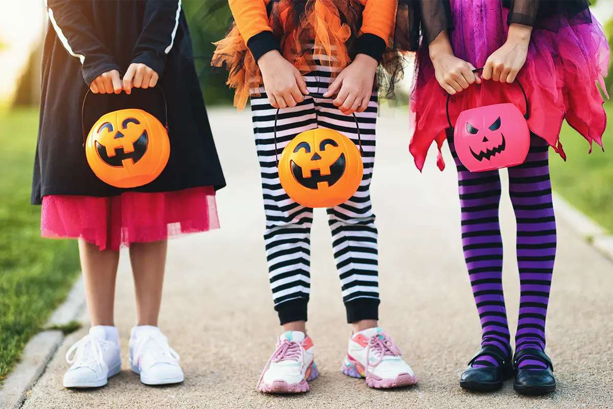 Kids trick or treating