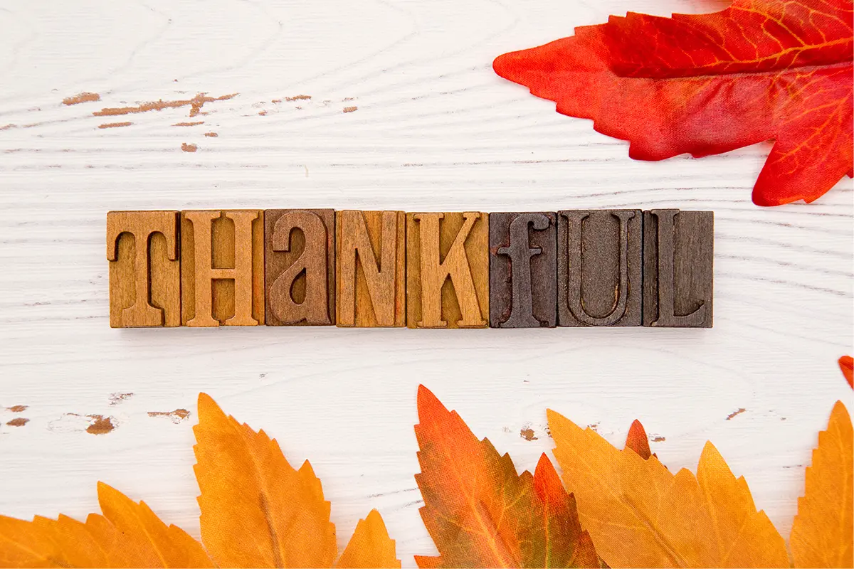 Thankful word blocks