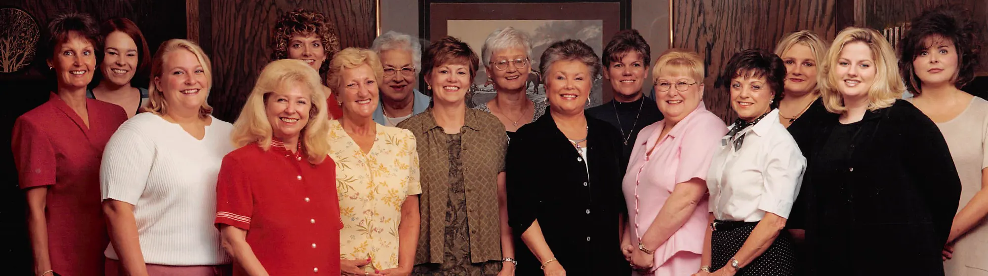 Photo of Quail Creek Bank staff from the past