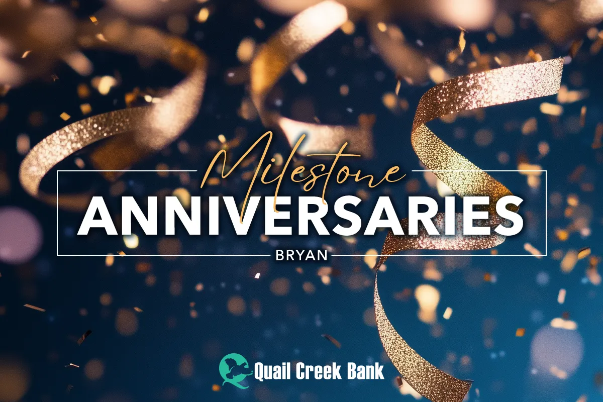 Milestone anniversary - Bryan S.