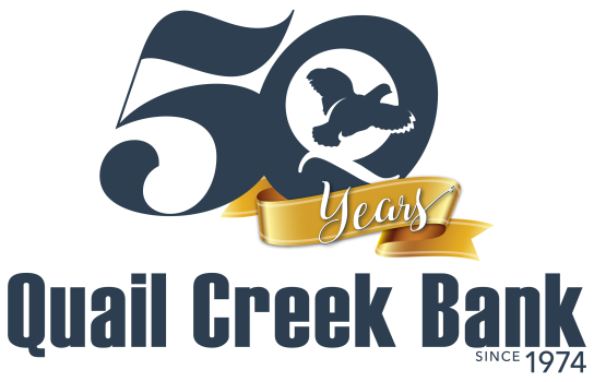 Quail Creek Bank 50th Anniversary Logo