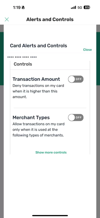 Quail Creek Bank mobile app screenshot
