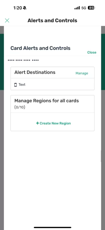Quail Creek Bank mobile app screenshot